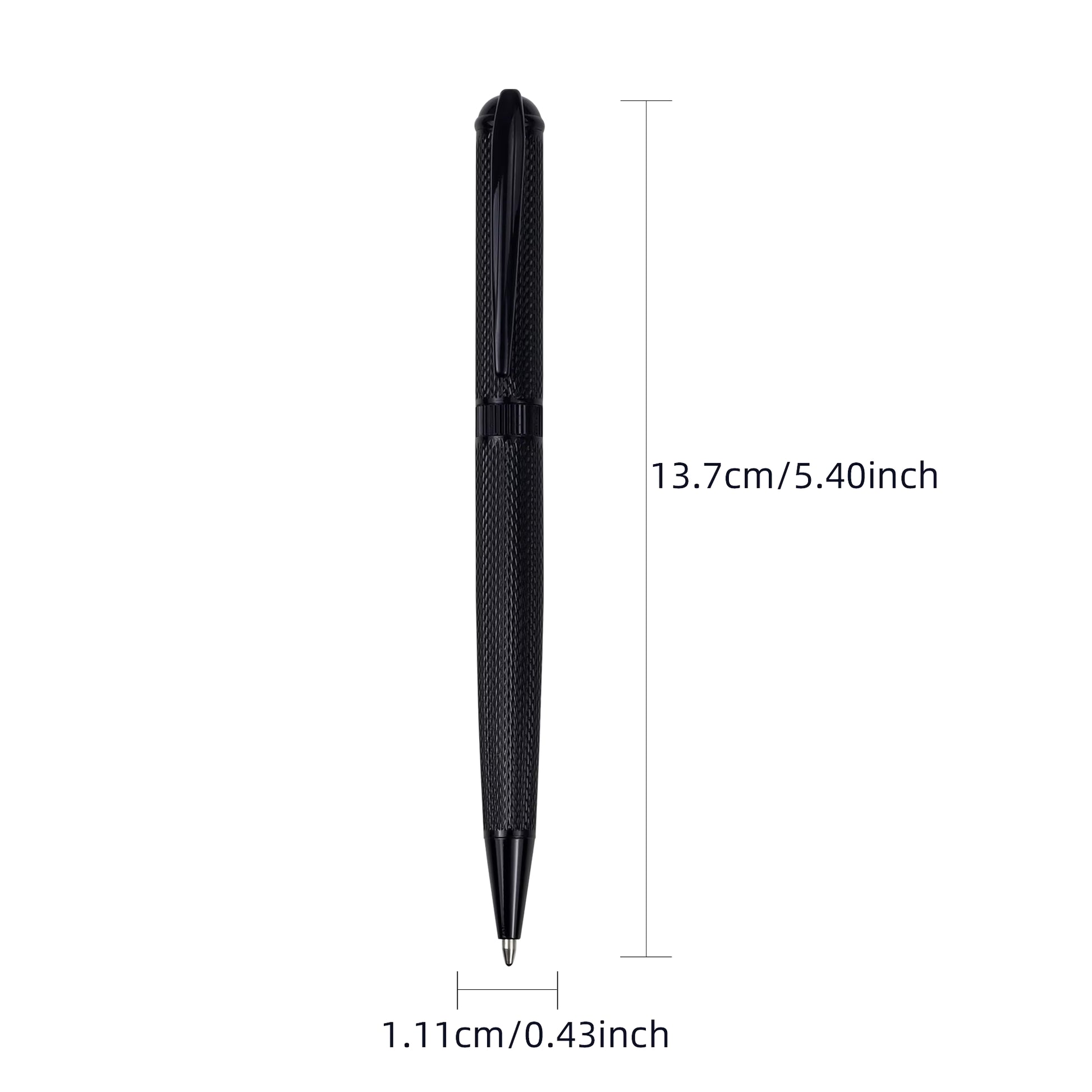 1 of Luxury Fashion Ballpoint Pen Set - Stylish Design, Black Ink, Strong Design Aesthetic, Perfect for Gifting in Gift Box"