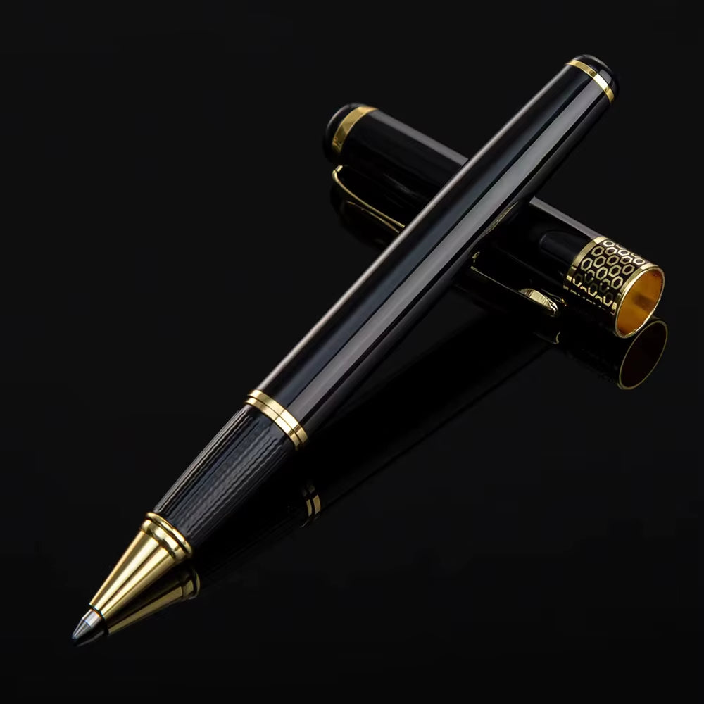 Luxury All Metal Ballpoint Pens School Business Office Signature Roller Pen Writing Ballpen Student Stationery Supplies