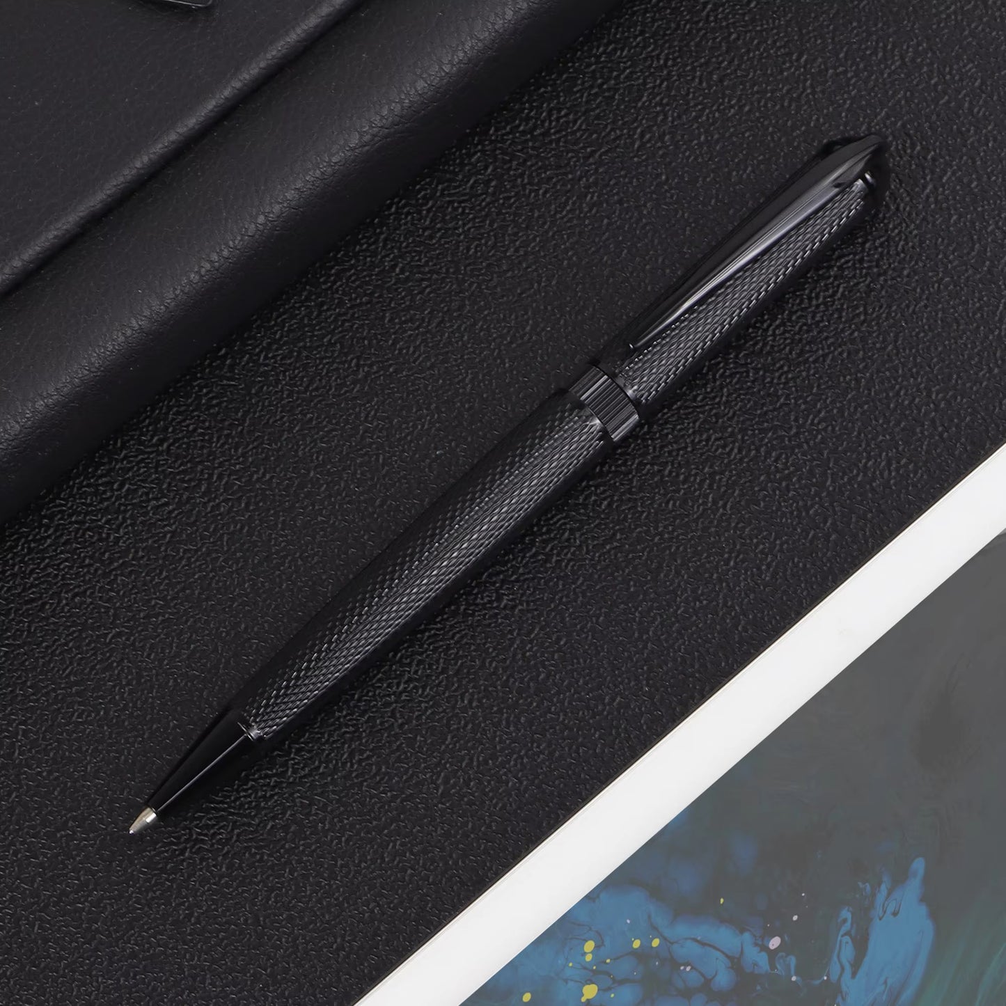 1 of Luxury Fashion Ballpoint Pen Set - Stylish Design, Black Ink, Strong Design Aesthetic, Perfect for Gifting in Gift Box"